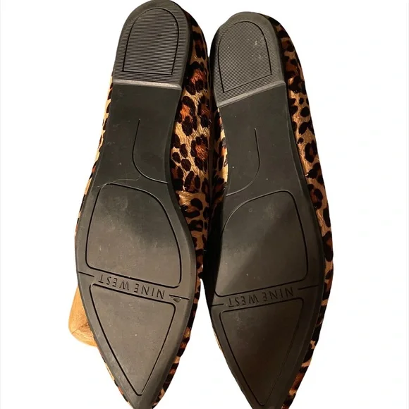 Nine West Animal Print Flats Size 7 - Picture 3 of 5